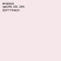 #F6E8EA - Soft Peach Color Image